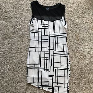 Privately Privileged Black and Off-white dress